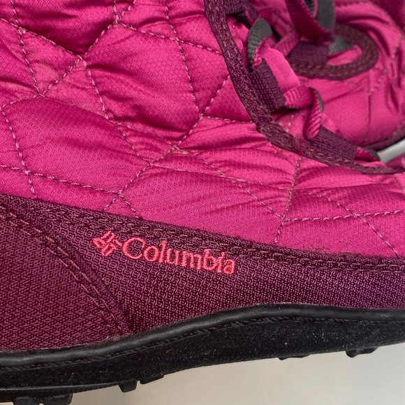 Columbia Minx Mid II women's size 5 red/maroon design waterproof winter… - Picture 5 of 7